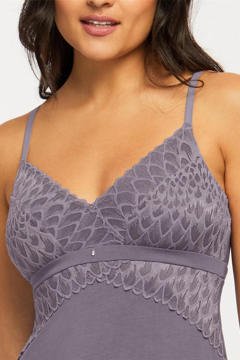 Montelle The Essentials Modal Bust Support Midi Chemise